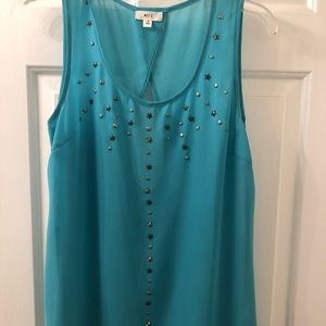 Turquoise/teal top, NWOT, medium